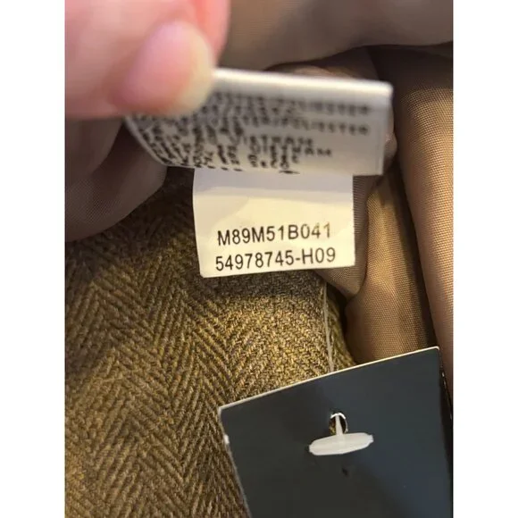 Le Suit Taupe Pant Suit Set Leopard Scarf Womens Size 14 Lush Valley 2 Piece NWT - Picture 13 of 16